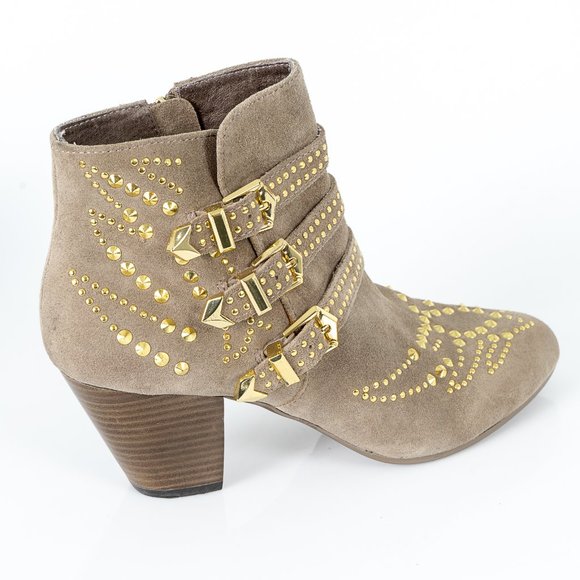 NWT ASH Studded  suede booties - sz 40 - Picture 2 of 7